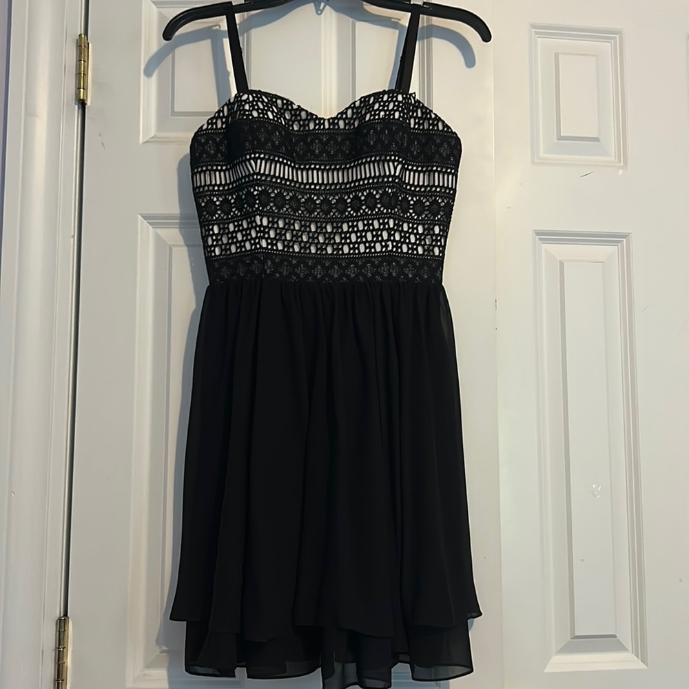 Sweetheart neckline lace/chiffon Dress